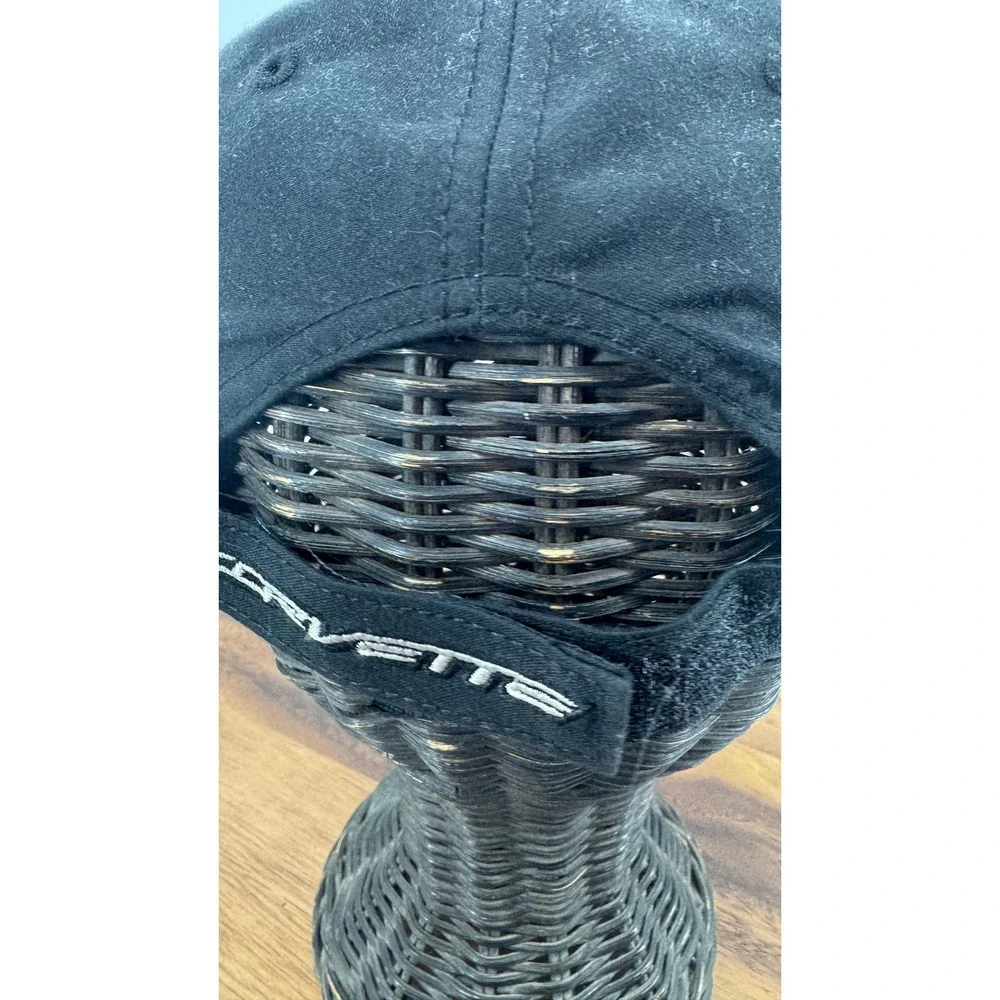 Ralph White Corvette Z06 Supercharged Hat Men Black Racing Carbon Fiber Brim
